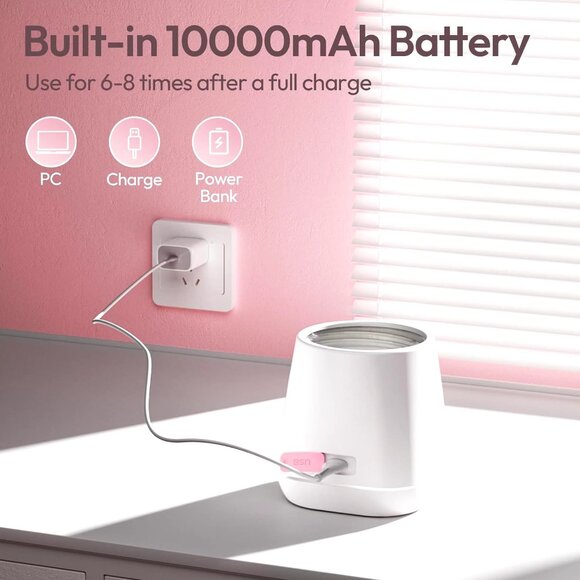 Portable Bottle Warmer, w-maxa Fast Baby Bottle Warmer for Travel Glass Bottle - Picture 6 of 9